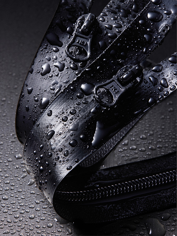 Water-Repellent Zippers