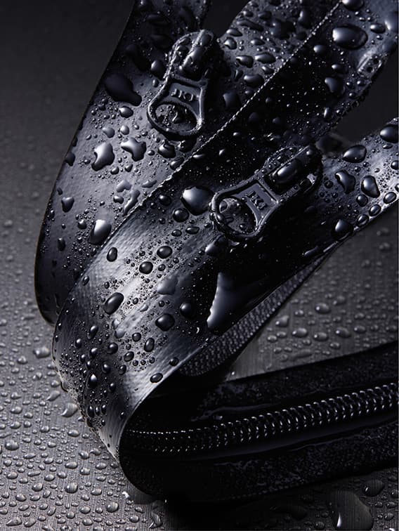 Water-Repellent Zippers